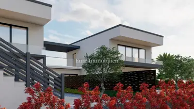 Krk - Villa mit Pool und Meerblick - 17