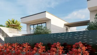 Krk - Villa mit Pool und Meerblick - 14