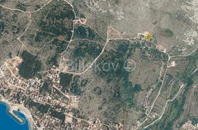 Građevinsko zemljište 918 m², Seline - pogled na more - 2