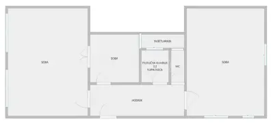 Zagreb, Centar trosoban p.p-ured 83 m², visoko prizemlje - 15