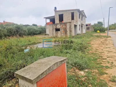 Građevinsko zemljište, Pakoštane - pogled na Vransko jezero i more - 5
