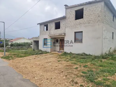 Građevinsko zemljište, Pakoštane - pogled na Vransko jezero i more - 12