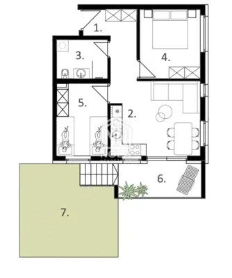 Apartment for sale in Vodice, 58 m² - 2