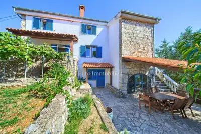Vrbnik, kamena villa 260 m² s bazenom i okućnicom 700 m²