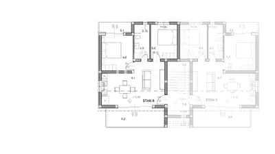Apartment 62 m², Povljana - sea view and two terraces - 7