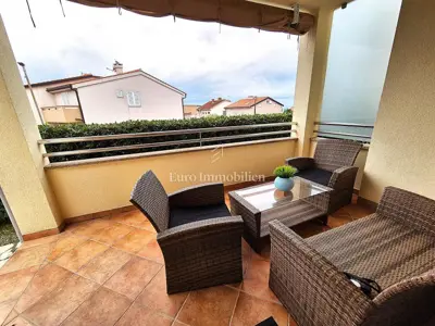 Apartman 62 m², Malinska - 2 spavaće sobe i loggia - 6
