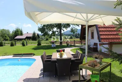 House 320 m², Jasenak - two houses and pool - 5