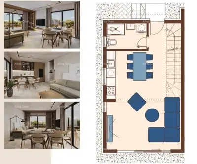 Vila 169 m², Medulin - 200 m od mora - 12