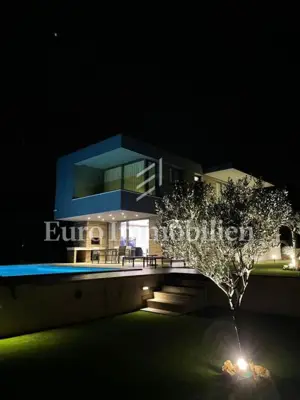 Vila 186 m², Krk - panoramski pogled na more - 20