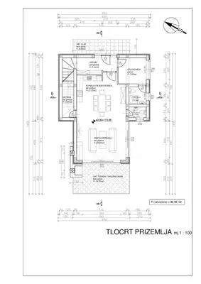 Vila 186 m², Krk - panoramski pogled na more - 23