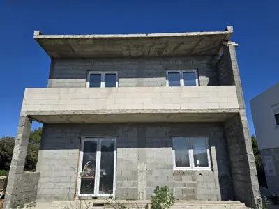 Rogoznica, house under construction, for sale