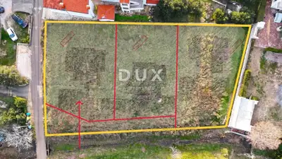 Rab, Mundanije, building plot, 570 m², 6 min to the center - 6