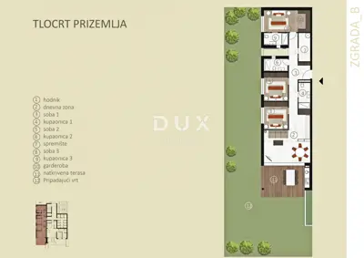 Apartment 138.5 m², Novigrad - 3 bedrooms and 3 bathrooms - 23