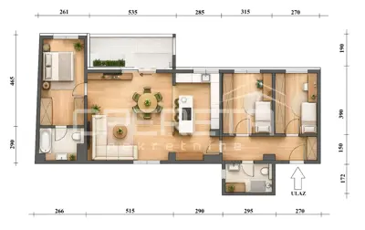 Stan 123 m², Trešnjevka - Sjever, penthouse s liftom - 21
