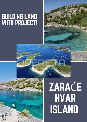 Baugrundstück 1.565 m², Hvar - Bucht Zaraće