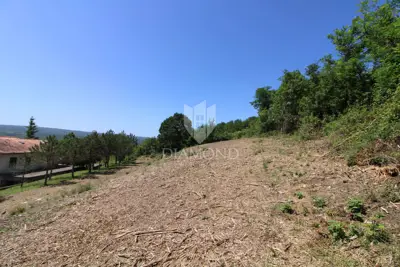 Building plot 2,163 m², Kršan - view of Učka - 11