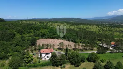 Building plot 2,163 m², Kršan - view of Učka - 5