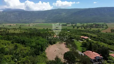 Building plot 2,163 m², Kršan - view of Učka