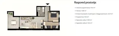 Stan 86 m², Umag - 2 spavaće sobe i velika terasa - 8