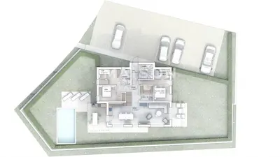 Grad Krk - Grundstück für eine moderne Villa - 7