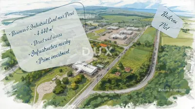 Building land 4,440 m², Baderna - business zone