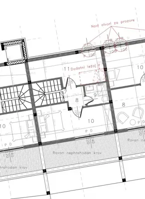 Apartment 84 m², Medulin - duplex, gallery and terrace - 9