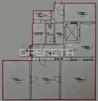 Najam, Stan, Centar, Jurišićeva, 4s, 100 m² - 2