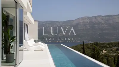 Korčula, luksuzna vila s bazenom i predivnim pogledom na more za proda - 20