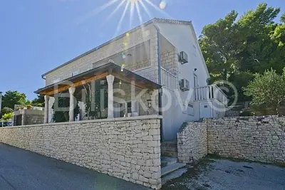 Kamena kuća u Postirama, pogled na more i blizina plaže - 5