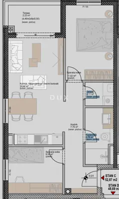 Wohnung 52,9 m², Poreč - neues Projekt in Meeresnähe - 3