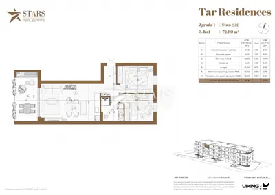 Wohnung in Tar, Neubau und ruhige Lage - 10