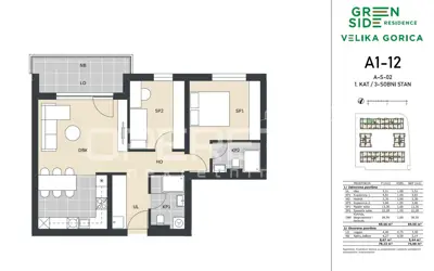 PRODAJA, VELIKA GORICA – NOVOGRADNJA | 3-SOBNI STAN 75 m² S 2 KUPAONICE I LOGGIJ - 11