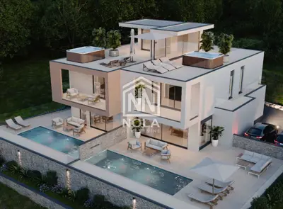 VODICE - luxuriöses Haus auf 3 Etagen als Teil eines Duplexes - 3