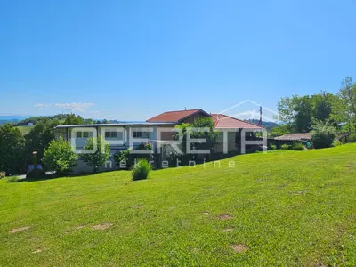 Haus 250 m², Tuhelj - Blick auf die Hügel von Zagorje