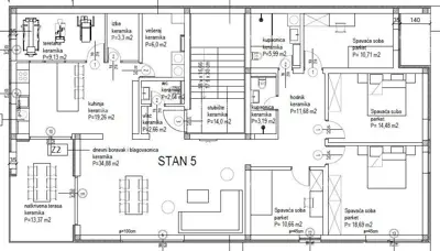 Wohnung 166 m², Kanfanar - Neubau und 1 Parkplatz - 11