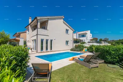 Haus in Pomer, Pool 7 x 4 m und große Terrasse