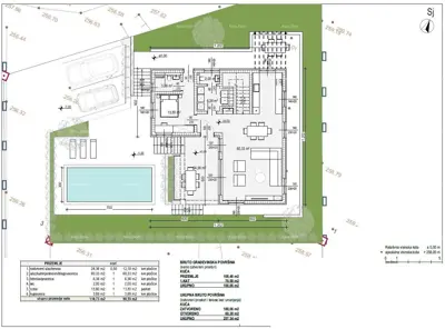 Istra. Bibići. Verkauf von Baugrundstücken mit Projekt, Bibići - 7