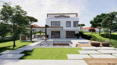 Kuća 348 m², Pomer, prvi red do mora i velika parcela - 11