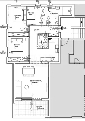 Apartment 96.6 m², Vodice - 3 bedrooms and terrace - 16