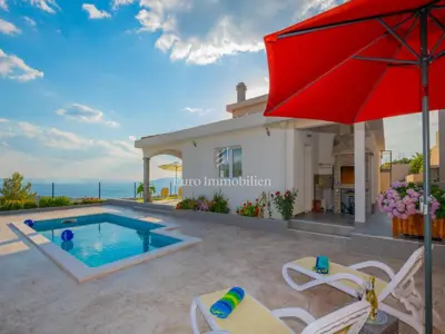Villa 420 m², Makarska - pool and panoramic sea view