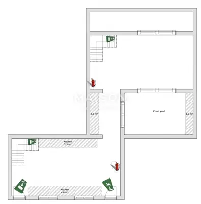 Kamena vila 200 m², Svetvinčenat - bazen i vrt - 25