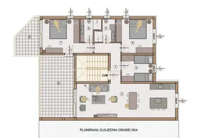 Penthouse, Wohnung mit Garage und PM, in neuem Wohnkomplex, Valdebek, Pula! Zg6 S4 - 7