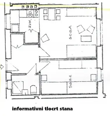 Stan 35 m², Gornja Dubrava - 1,5S, miran dio - 9