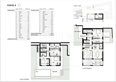 RIJEKA, KOSTRENA - Exklusive zweigeschossige Wohnung 210,50 m², Neubau mit - 5