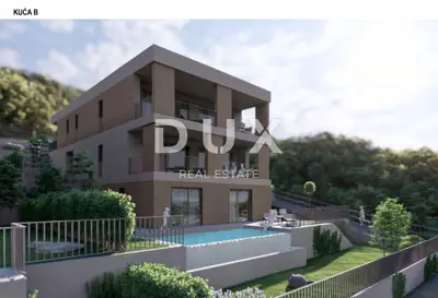 RIJEKA, KOSTRENA - Exklusive zweigeschossige Wohnung 210,50 m², Neubau mit - 4