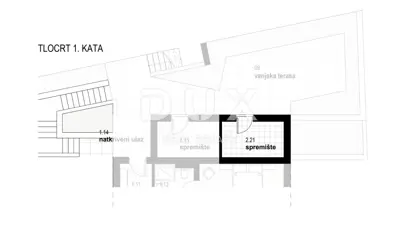 RIJEKA, KOSTRENA - Exklusive zweigeschossige Wohnung 210,50 m², Neubau mit - 9