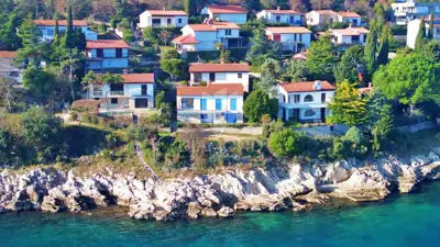 House right on the seashore, Istra, Rabac surroundings - 12