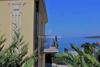 Villa 402 m², Njivice na Krku, pogled na more i uređena okućnica