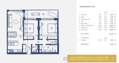 Apartment 96 m², Crveni Vrh bei Umag, luxuriöse Siedlung - 21