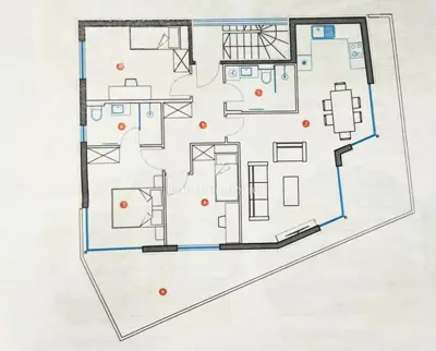 Grad Krk - penthouse s pogledom na more - 18